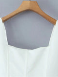 Purpdrank  Sexy backless white mini summer dress women elegant folds evening short dresses woman bodycon prom birthday party dress vestidos