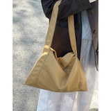 Purpdrank  Korea Sicily Soft Underarm Bag for Women New Retro Hobo Tote Large Capacity Commuter Bags