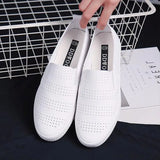 Purpdrank  Small White Shoes Slip-on Female Footwear Slip On Dress New Nurse Summer Breathable Small White Shoes Slip-on Female Footwear Su