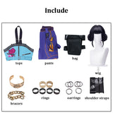 Purpdrank  Zoey Cosplay Costume Wig Women Girls Halloween Carnival Comic-con Party Role Playing Outfits