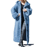 Purpdrank  Quality Casual Women's Long Sleeve round Neck Loose Knitwear Cardigan Winter Fashion Comfortable Style Chinese Production