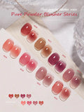 Purpdrank  TC 10ML Autumn Winter Mousse Black Chocolate Caramel Coffee Chocolate Gel Nail Polish 2025 Meilad Whitening Tmperament Nail Art