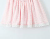 Purpdrank  Women Sexy Pink White Jacquard Floral Bow Lacing Up Sling Dress Low Waist Spliced Lace Ball Gown Mini Dresses Party Robe