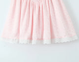 Purpdrank  Women Sexy Pink White Jacquard Floral Bow Lacing Up Sling Dress Low Waist Spliced Lace Ball Gown Mini Dresses Party Robe