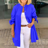 Purpdrank  Elegant Women Shirt Top Elegant Women's Long-sleeved Shirt Collection Versatile Workwear Party Tops Vacation for Stylish