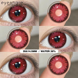 Purpdrank  1Pair Cosplay Colored Contact Lenses Halloween Red Lenses Purple Eyes Contact Anime Blue Eyes Lenses Pink Beauty Makeup