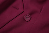 Purpdrank  Elegant Fashion Slim Tailored Coat Women 2025 Autumn Winter Fashion V-Neck Single Button Long Sleeve Office Jacket Female Blazer