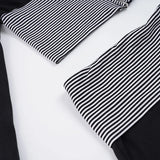 Purpdrank  Women Casual Striped Color Block 2-Piece Set Zip Up Long Sleeve Crop Hoodie & Shorts Matching Suits Streetwear Tracksuit