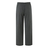Purpdrank  Elastic Drawstring Waist Loose Wide Leg Straight Pants Women Rib Cotton Long Trousers Women Joggers Streetwear Sweats Pants