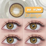 Purpdrank  2Pcs Colored Contact Lenses Purple Big Eyes Yearly Cosplay Blue Green Cosmetic Contact Helloween Soft Makeup Pupils