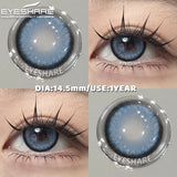 Purpdrank  1 Pair Color Contact Lenses Cosmetics Natural Brown Pupils Blue Eyes Contacts Lens Makeup Beauty Green Contacts Lens
