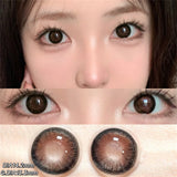 Purpdrank  Shumei Colored Contact Lenses for Eyes 1pair Cosplay Prescription for myopia0-800degrees Contact Lenses Yearly Halloween Myopia