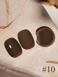 Purpdrank  TC 10ML Autumn Winter Mousse Black Chocolate Caramel Coffee Chocolate Gel Nail Polish 2025 Meilad Whitening Tmperament Nail Art