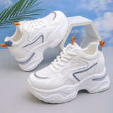 Purpdrank  Chunky Platform Women Sport Sneaker 2025 Spring Summer Breathable Casual Sneakers Woman Thick Bottom Vulcanizd Shoes Female