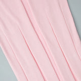 Purpdrank   Summer Women's Elegant Knit Maxi Dress Short Sleeve V-Neck Ribbed Side Slit Bodycon Long Dress Casual Party Evening Dress