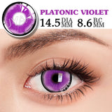 Purpdrank  Purple Lenses Colored Pupils for Eyes Cosplay Anime Contact Lenses Violet Lens y2k Lenses