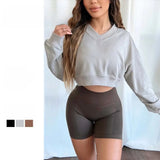 Purpdrank  Women's Long Sleeve Solid Color Sweater Top Loose Casual European American Style Independent Station Fashion for