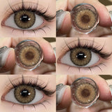 Purpdrank  Color Contacts Lens Natual Colored Pupils Cosmetics NEW Contact Lens Blue 14.2mm Eye Color Lens Black Lens Beauty