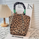 Purpdrank  Adjustable Straps Knitted Tote Bag Large Capaci Portable Handbag for Commuting And Outings Versatile Casual Women's Bag