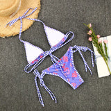 Purpdrank  Two Piece Women Bikini Set Sexy Women Swimsuit Brazilian Bikini Thong Female Swimwear Swimming Suit Beachwear