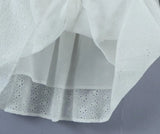 Purpdrank  Sexy Backless Hollow Out Lace Dress Women Robe Vintage Floral Embroidery Long Sleeve Cotton Mini Dresses Summer Vestidos