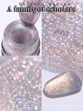 Purpdrank  12ML 4-Color Pink Blue White Green Explosive Gel Nail Polish Diamond Gel Polish Summer Nails Blue Nails Nail Supplies