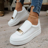 Purpdrank  Spring and Autumn New Thick soled One foot Stepping Women's Trendy Fashion Versatile Commuter Simple Single Shoes