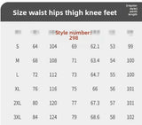 Purpdrank  Retro Light Blue Ripped Denim High Waist Wide Leg Floor-Length Pants Women's Elastic Straight Cut High Waist Jeans Autumn Hot Sa