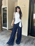 Purpdrank  Summer Strap Knitting Camisole Women Sexy Silm All-Match White Tight Tops  Female Streetwear Blue Tank Clothes 2025