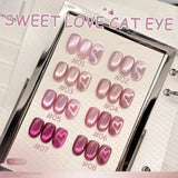 Purpdrank  TC Pure Lust Golden Light Heroine Cat Eye Gel Nail Polish New Whitening Ice Transparent Super Flash Nail Art Nail Supplies