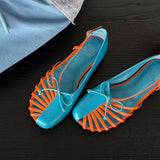 Purpdrank   New Brand Designer Flat Sandals Women Plus Size Summer Narrow Strap Beach Party Casual Comfort Roman Gladiator Sandalias