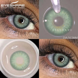 Purpdrank  Colored Contact Lenses for Eyes 1Pair/2Pcs Yearly Natural Blue Lenses Cosmetic Soft Beautyful Pupils Gray Eye Contacts