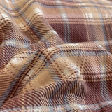 Purpdrank  INS Korean Style2025 New Yungan Cotton Wrinkled Double-layer Yarn Lace Bedding Sets