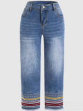 Purpdrank  Women High Waist Wide Leg Pants Hole Straight Pants Jeans Casual Trendy Trousers 2026 Spring Autumn New Denim Trousers