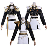 Purpdrank  Black Golden Rumi Zoey Mira Cosplay , Costume Wig Women Suit Halloween Party Role Playing Outfit