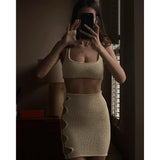 Purpdrank  Sexy 3pieces Micro Bikinis 2025 Women Swimsuit Solid Swimwear With Skirt Brazilian Bikini Set Beachwear Thong Biquini