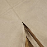 Purpdrank  Vintage Low Waist Solid All Match Slight Strech A-line Floor-Length Skirts