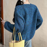 Purpdrank  High Quality Soft Round Neck Sweater Women Korean Fashion Long Sleeve Pullovers Female Fall Winter  Knitted Jumper Sweater New