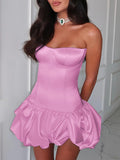 Purpdrank  Sexy elegant backless corset mini summer dress women birthday christmas party dress womens short prom evening dresses vestidos