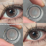 Purpdrank  1 Pair Colorful Contact Lenses for Eyes Fashion Gray Eye Contacts Blue Eye Lenses Green Lenses Yearly Brown Eye Lenses