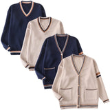 Purpdrank  Mizuki Haramachi Knitted Cardigan Pullover Sweater Jacket for Women Class Uniform Spring Autumn Winter Work Leisure