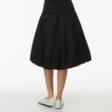 Purpdrank  Women Vintage y2k Aesthetic Bubble Long Skirts High Waisted Lantern Puffy Skirts Summer Ruffle Hem A Line Balloon Skirts