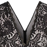 Purpdrank  Fashion Summer Sleeveless Black Lace Dress Ladies Party Night Out Slim Mini Dress Vestidos