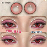 Purpdrank  Pink Colored Contacts Lenses with Myopia Yearly Red Colorcon Cosplay Cosmetic Makeup Pupils Colorful Lens for Eyes