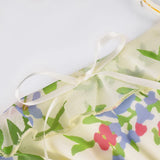 Purpdrank  Holiday Floral Camis Dress Beach Style Slim Slash Neck Sleeveless Midi Dresses For Women Summer Fashion Streetwear Ladies