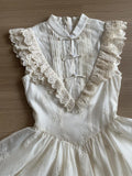 Purpdrank  Sweet Vintage White Lace Women Dress Y2k Sleeveless Embroidery Slim Princess Summer Dress Harajuku Female Retro Party Outfit New