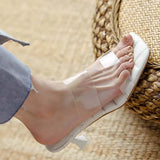 Purpdrank  Summer New Style Stylish Comfortable Slippers Casual and Elegant High Heels Simple Versatile Women's Shoes