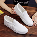 Purpdrank  Summer Leisure Men's Feet Set Men's Shoes Fashion Versatile Shallow Mouth White Shoes New Skateboarding Shoes