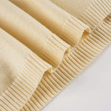 Purpdrank  Autumn Streetwear All Match V Neck Long Sleeve Solid Y2k Knitted Bandage Cardigan