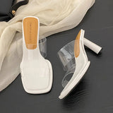 Purpdrank  Shoes Women Fashion Slippers Elegant Pumps Sexy Summer Pvc Woman Sandals 2025 Designer Dress Luxury Zapatos De Mujer
